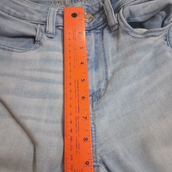 American Eagle Hi-Rise Jegging Denim Jeans Size 2 Short NE(X)T Level Stretch - Picture 15 of 16